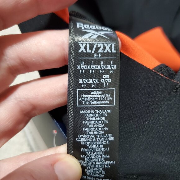 REEBOK NWT PureMove+ Bra MotionSense Adjustable Stretch Blk Women XL/2XL E-F Cup - Picture 11 of 14